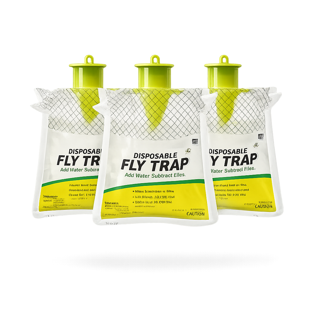 FlyDrop - Lot de 3 pièges à mouches